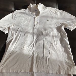 Lacoste Polo White Size 5